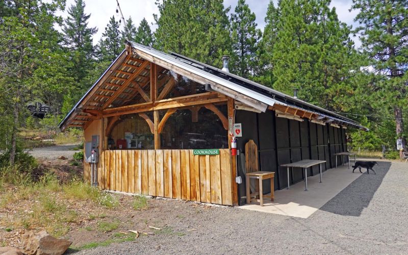 campground cookhouse exterior