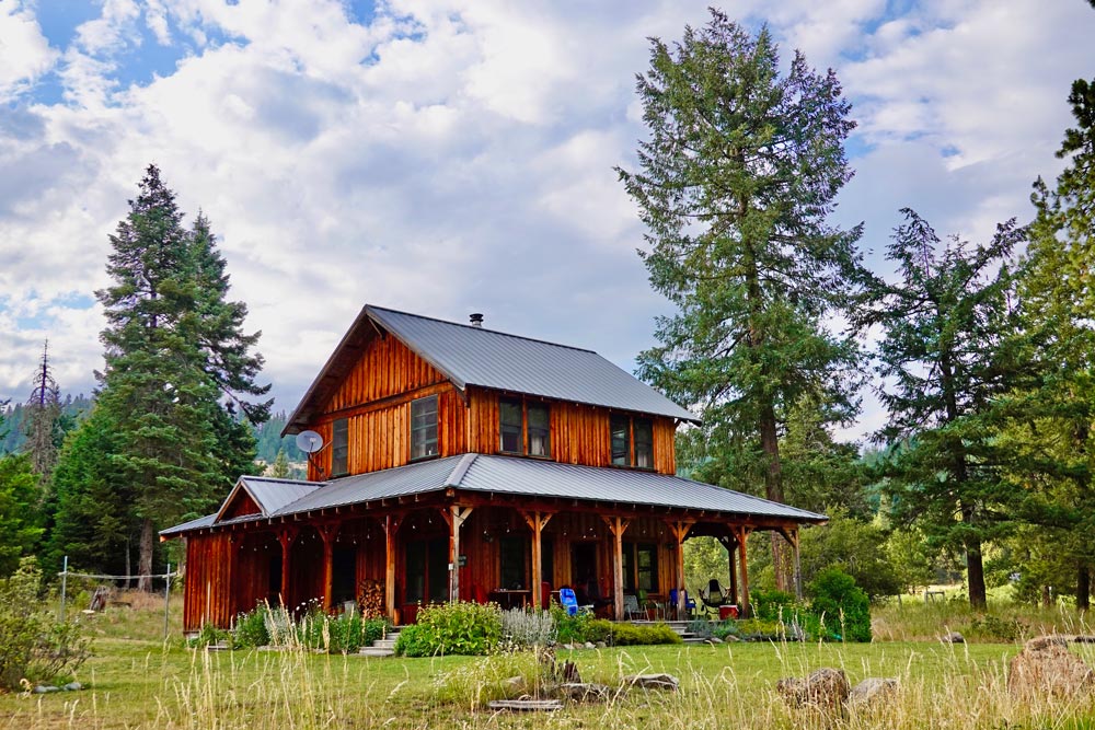 Meadow House in summer