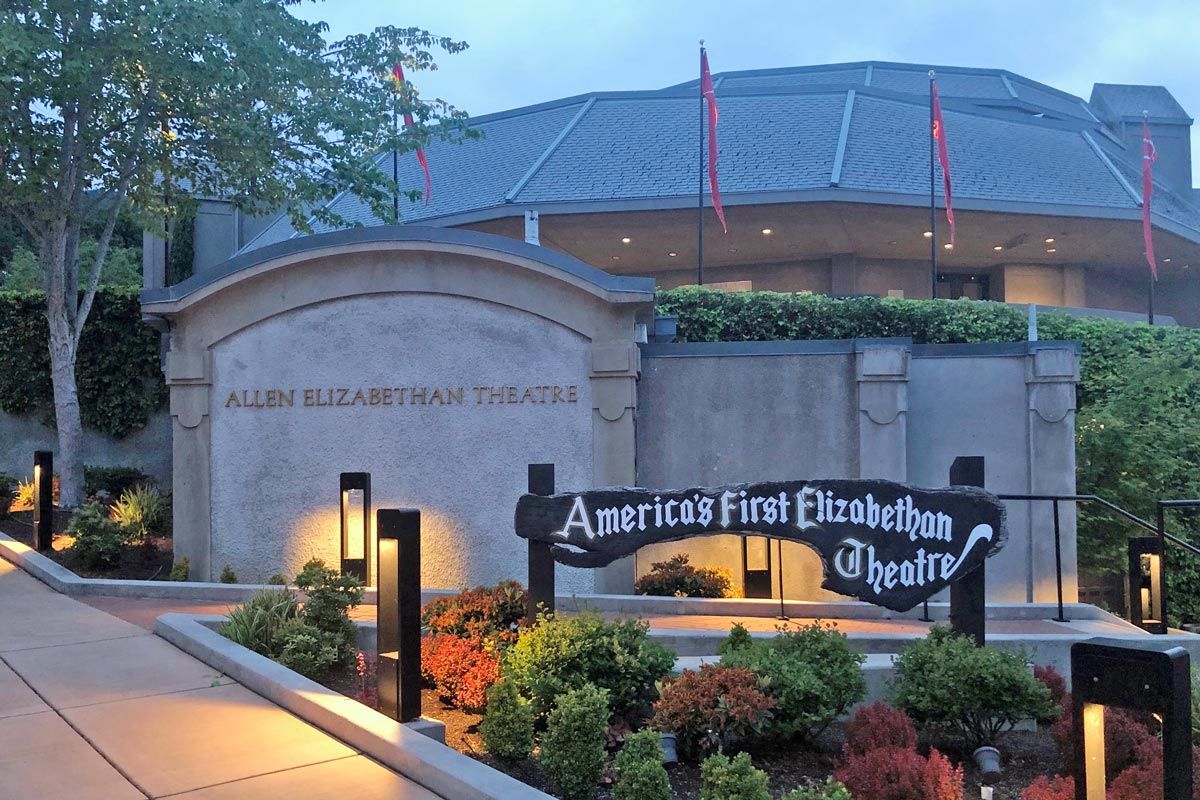 Ashland Oregon's Elizabethan outdoor theater by Robin Gotfrid