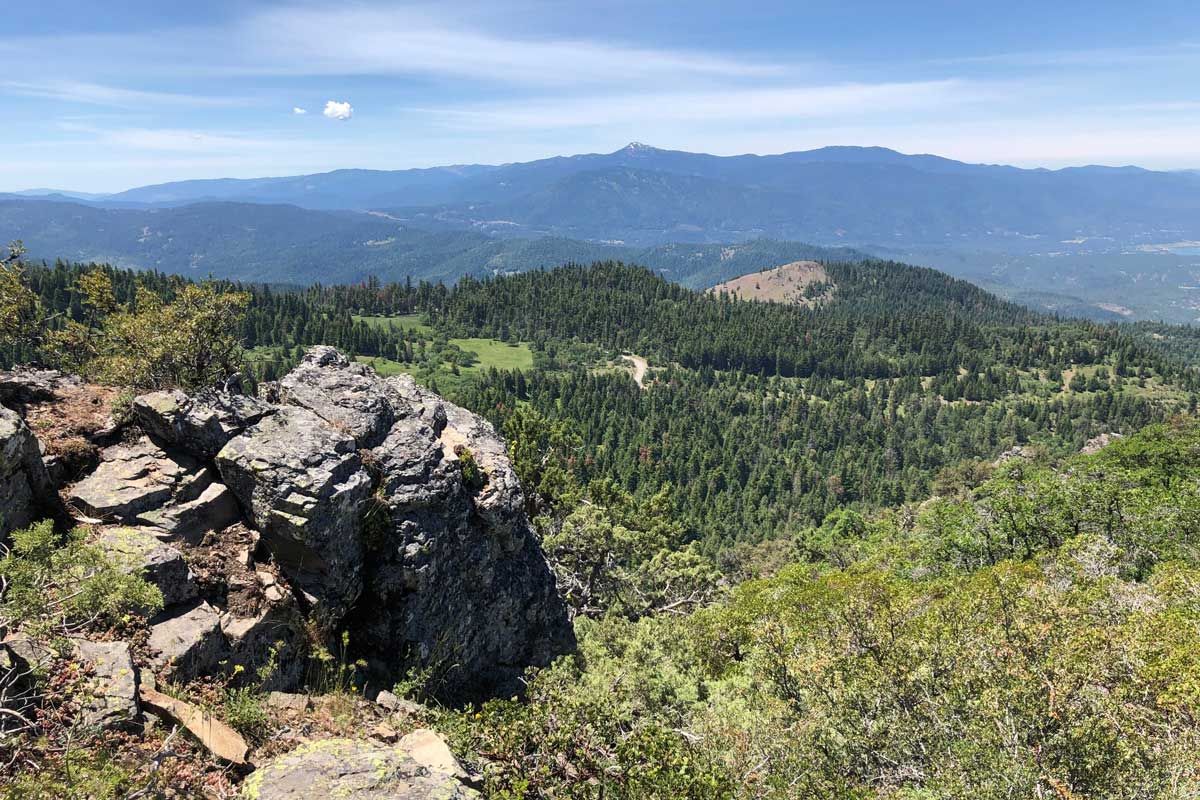 Hobart Bluff trail in the Cascade-Siskiyou National Monument by Robin Gotfrid